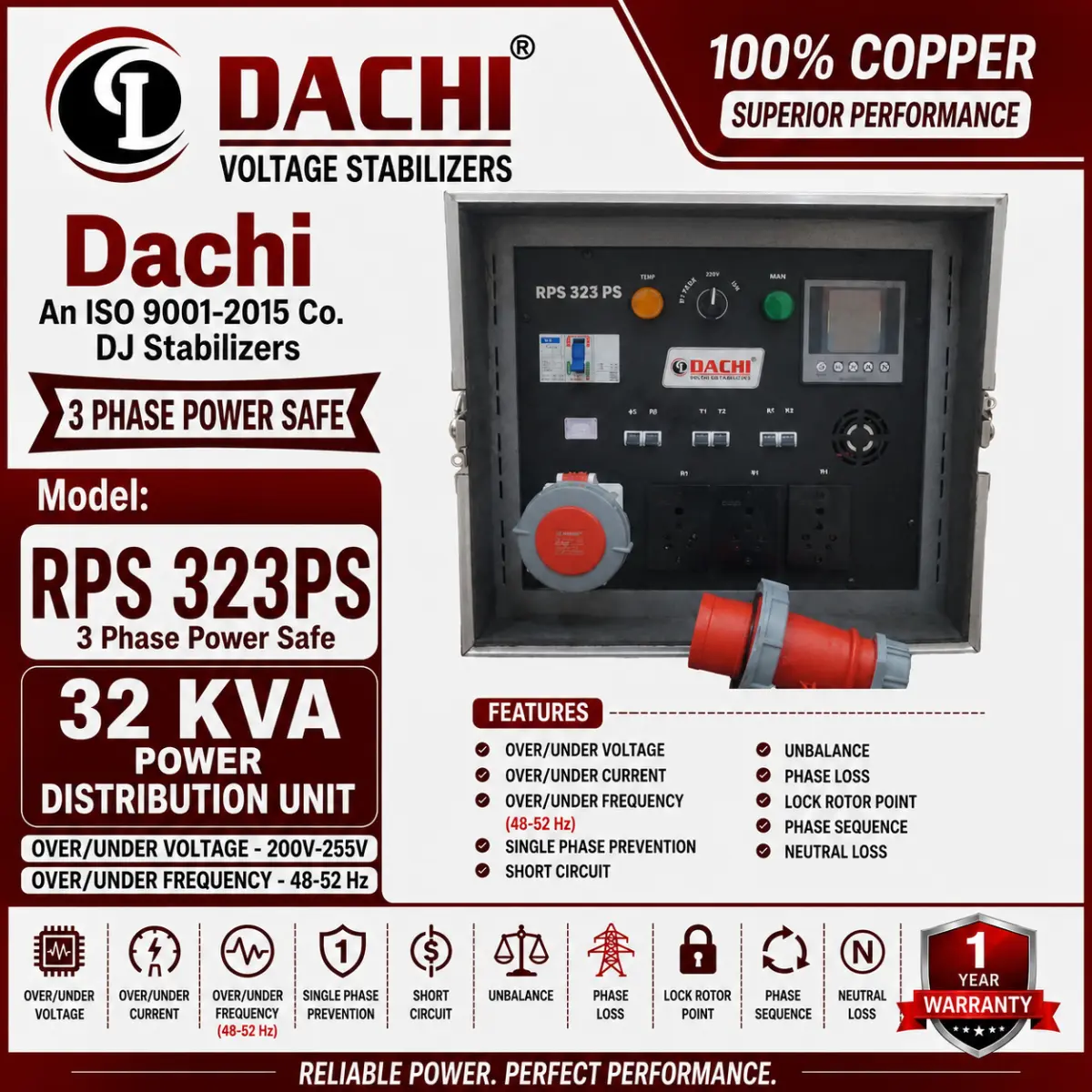 RPS 323PS – 32 KVA 3 Phase Power Safe