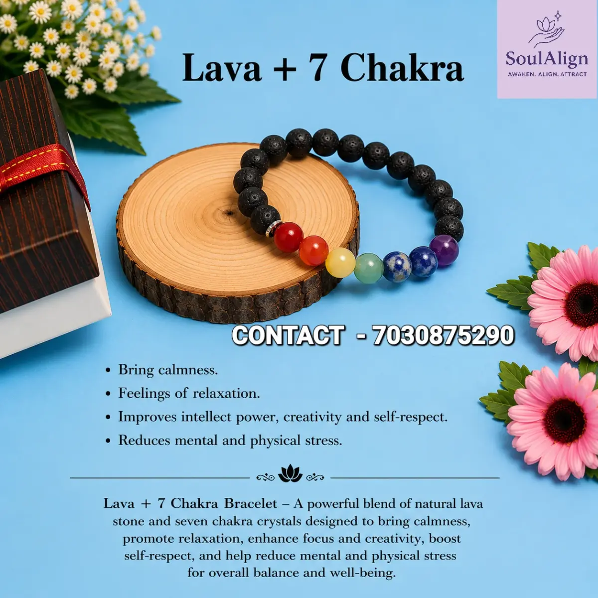 Lava With Seven Chakra