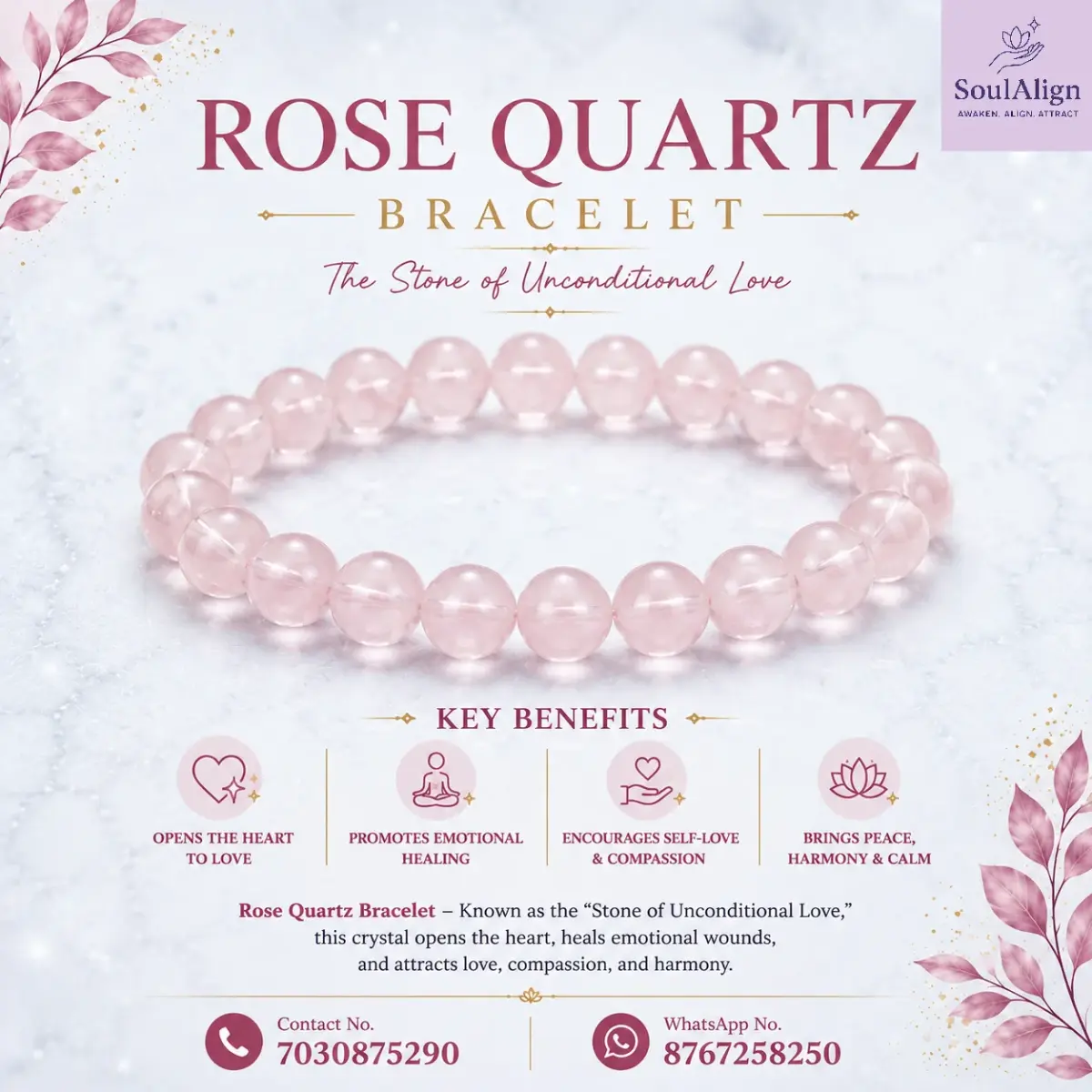 Rose Quartz Bracelet