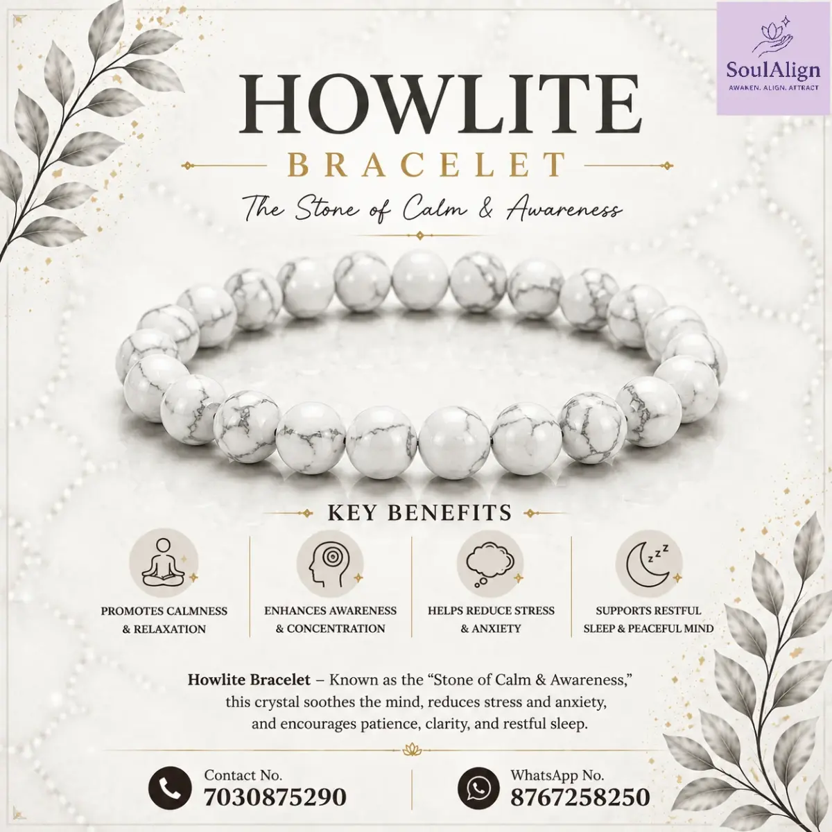 Howlite Bracelet