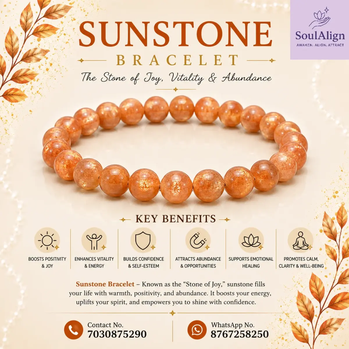Sunstone Bracelet