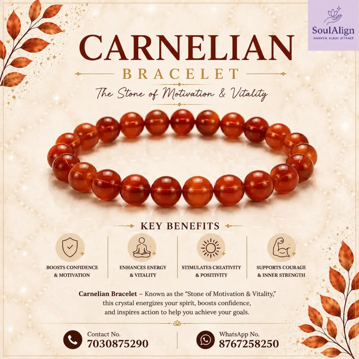 Carnelian Bracelet